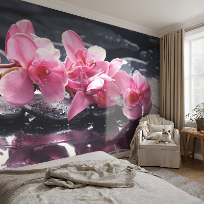 Fotobehang voor de kinderkamer met een bloemig en elegant motief