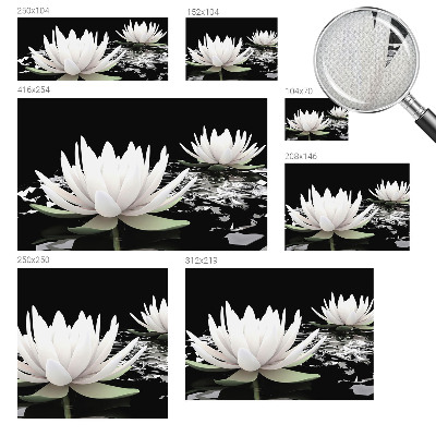 Fotobehang tienerkamer Waterbloemen