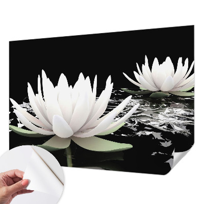 Fotobehang tienerkamer Waterbloemen