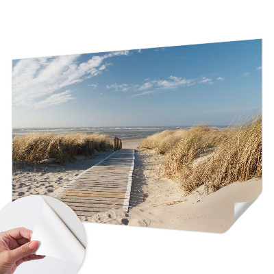 Fotobehang zelfklevend zeepad-design voor eenvoudige bevestiging