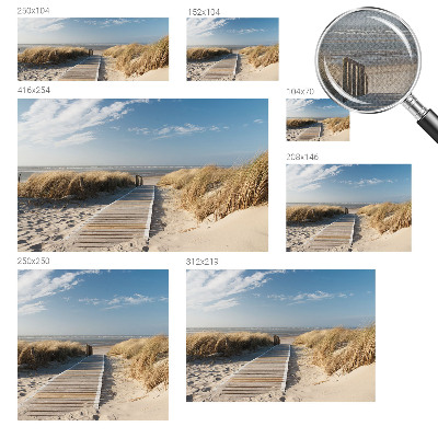 Fotobehang zelfklevend Zeepad