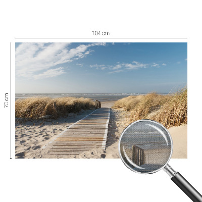 Fotobehang zelfklevend Zeepad