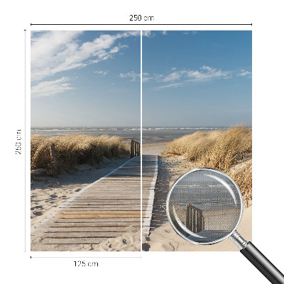 Fotobehang zelfklevend Zeepad