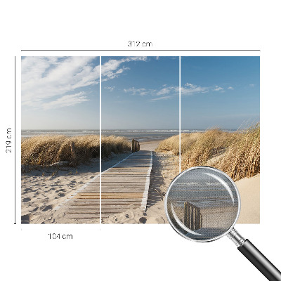 Fotobehang zelfklevend Zeepad