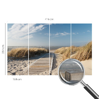 Fotobehang zelfklevend Zeepad