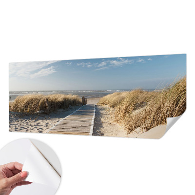 Fotobehang zelfklevend Zeepad