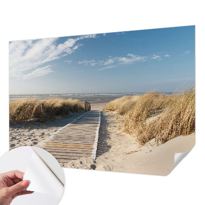 Fotobehang zelfklevend Zeepad