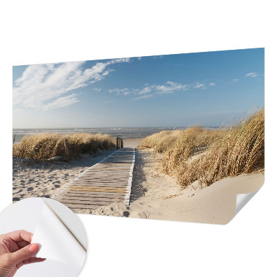 Fotobehang zelfklevend Zeepad