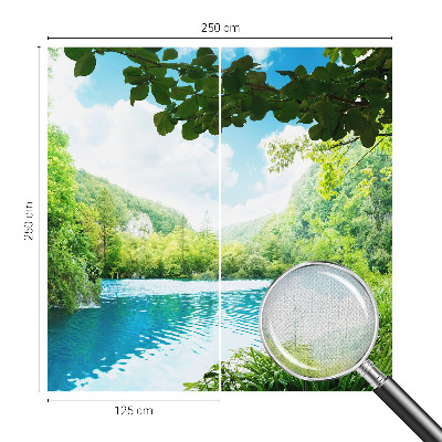 Zelfklevend fotobehang op maat Natuurlijke oase