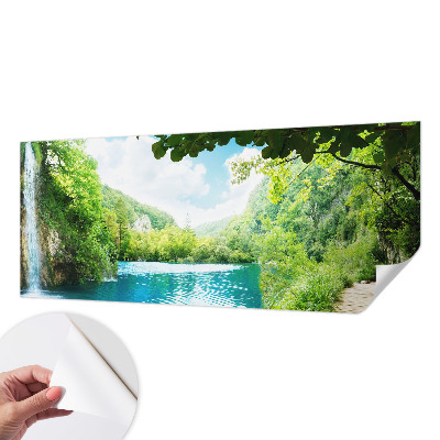 Zelfklevend fotobehang op maat Natuurlijke oase