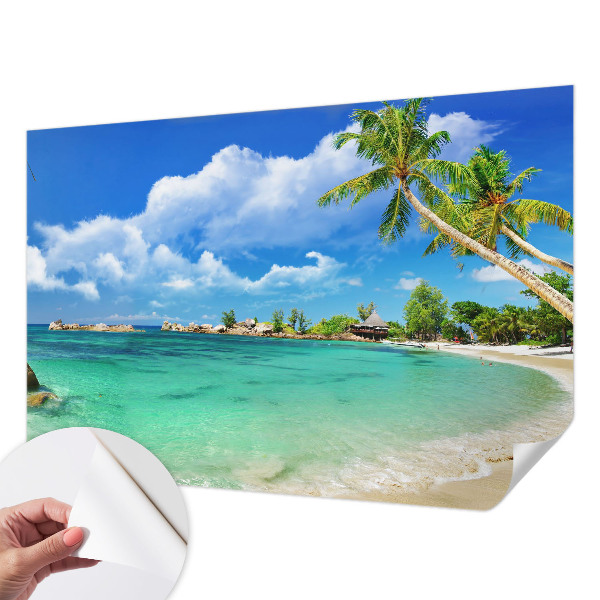 Fotobehang kinderkamer met tropisch paradijs als print