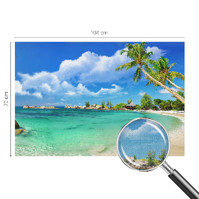 Fotobehang kinderkamer met tropisch paradijs als print