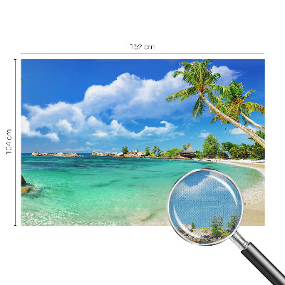 Fotobehang kinderkamer met tropisch paradijs als print