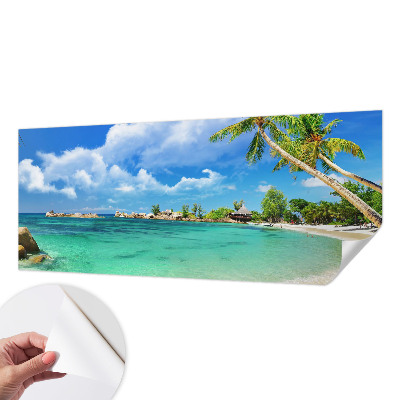 Fotobehang kinderkamer met tropisch paradijs als print