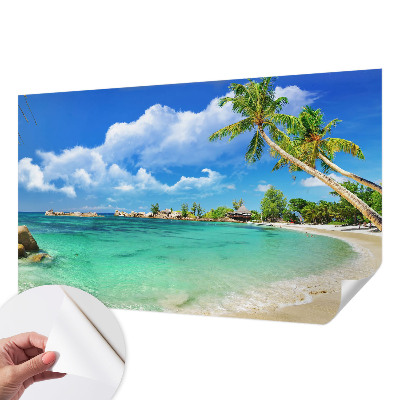 Fotobehang kinderkamer met tropisch paradijs als print