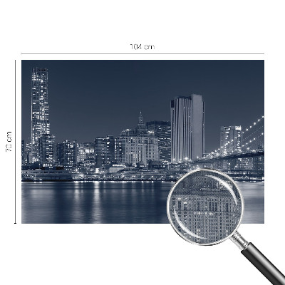 Fotobehang voor kinderkamer Nachtstad