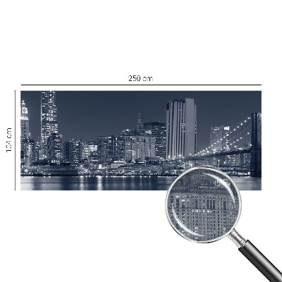 Fotobehang voor kinderkamer Nachtstad