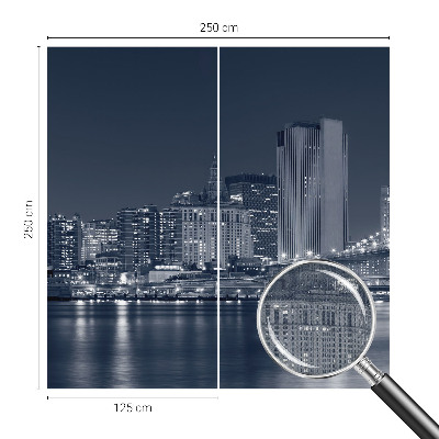 Fotobehang voor kinderkamer Nachtstad