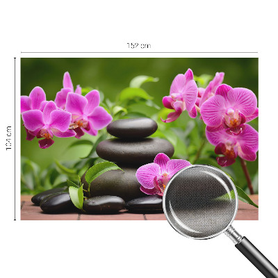 Fotobehang babykamer Orchideeënstenen