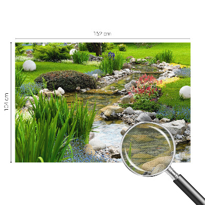 Foto behang voor de keuken Idyllische tuin