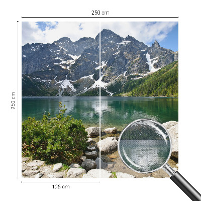 Zelfklevend fotobehang Bergmeer