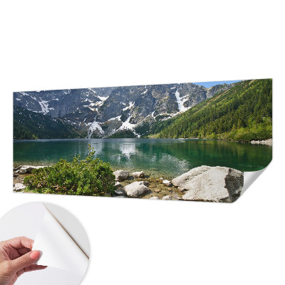 Zelfklevend fotobehang Bergmeer