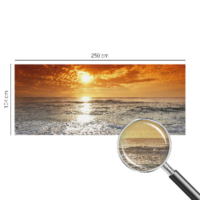 Zelfklevend fotobehang op maat met print van oceaangolven