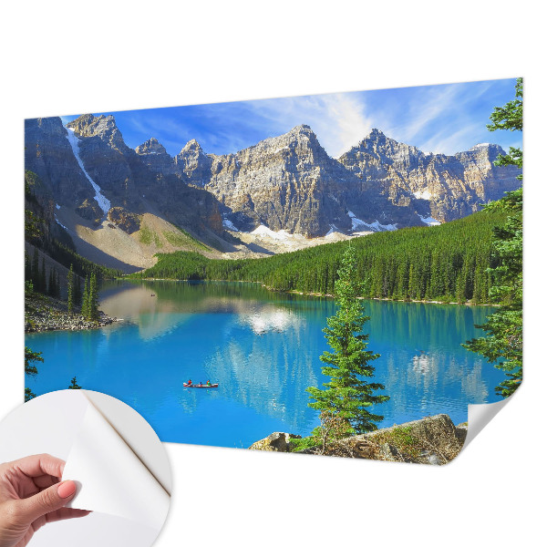 Foto behang voor de kinderkamer met het 'Bergmeer' motief