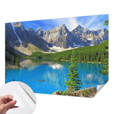 Foto behang voor de kinderkamer met het 'Bergmeer' motief