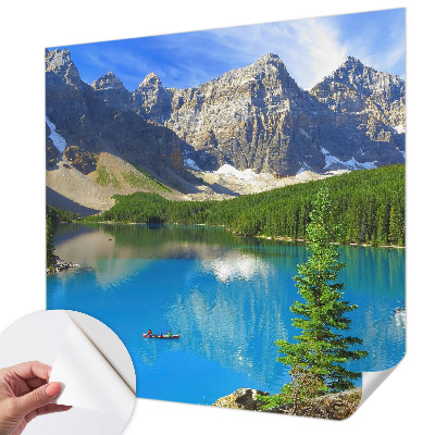 Foto behang voor de kinderkamer met het 'Bergmeer' motief