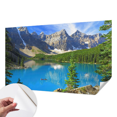 Foto behang voor de kinderkamer met het 'Bergmeer' motief