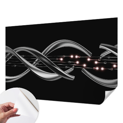 3D fotobehang met een gevlochten patroon