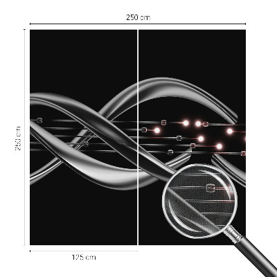 3D fotobehang Gevlochten patroon