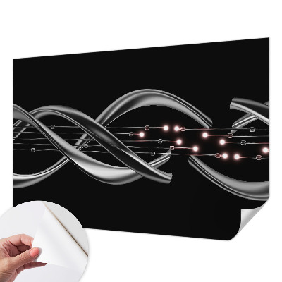 3D fotobehang met een gevlochten patroon
