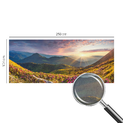 Fotobehang babykamer Bergpanorama