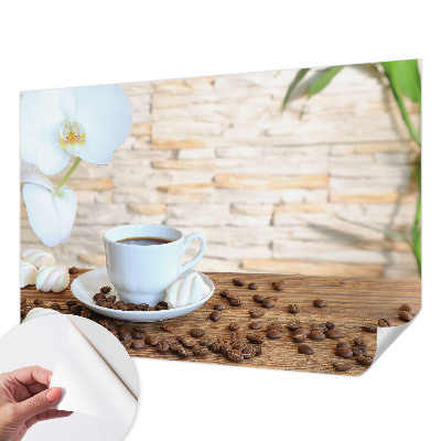 Fotobehang zelfklevend met een bloemig motief voor een ontspannen sfeer