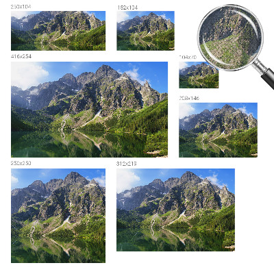 Fotobehang kinderkamer Schilderachtige bergen