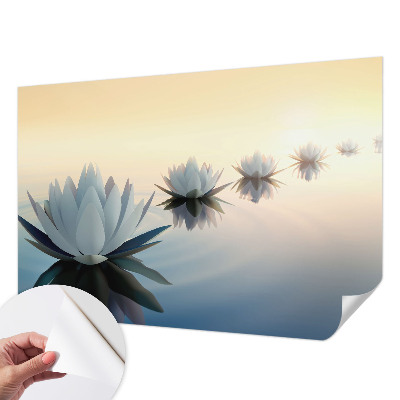 Fotobehang babykamer met een vredig uitzicht