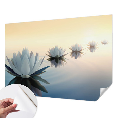 Fotobehang babykamer met een vredig uitzicht