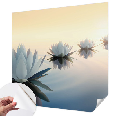 Fotobehang babykamer met een vredig uitzicht