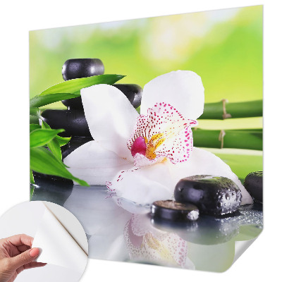 Fotobehang tienerkamer met een rustig natuureffect