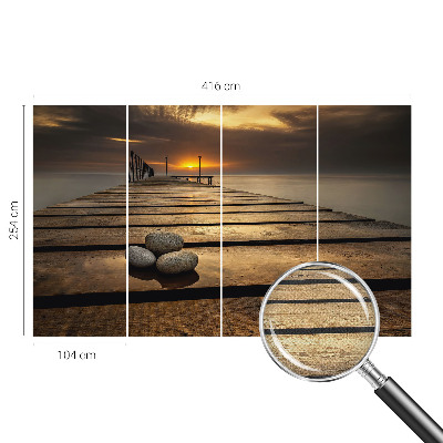 Fotobehang zelfklevend Zonsondergang