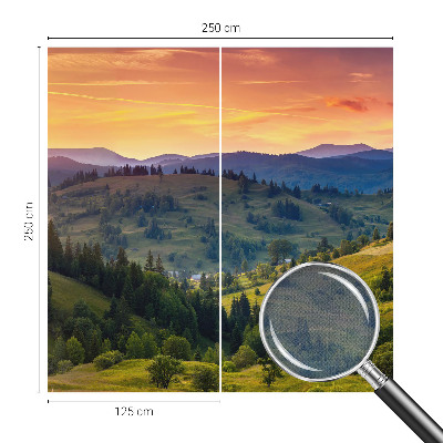 Zelfklevende behangsticker Berglandschap