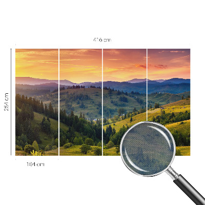 Zelfklevende behangsticker Berglandschap
