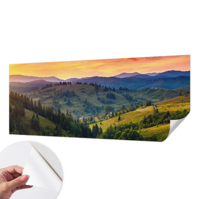 Zelfklevende behangsticker Berglandschap
