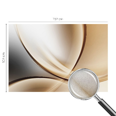 3D fotobehang Afgeronde lijnen