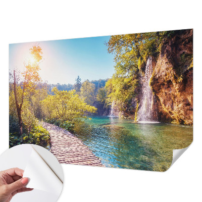 Foto behang voor de kinderkamer met natuurlijk landschap als print