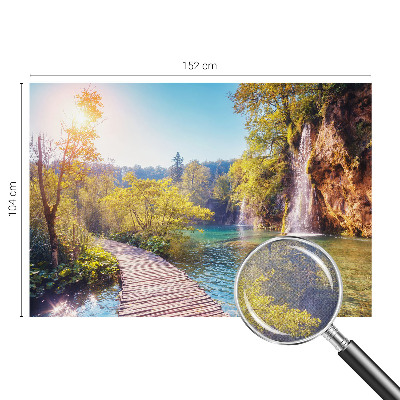 Foto behang voor de kinderkamer met natuurlijk landschap als print