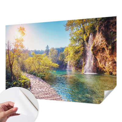 Foto behang voor de kinderkamer met natuurlijk landschap als print