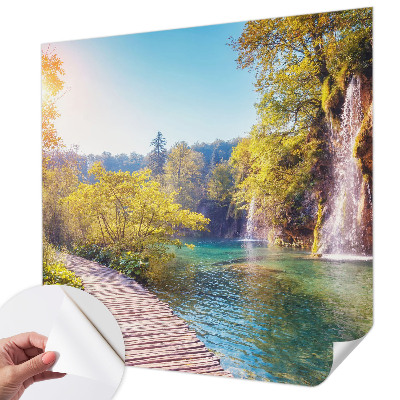 Foto behang voor de kinderkamer met natuurlijk landschap als print